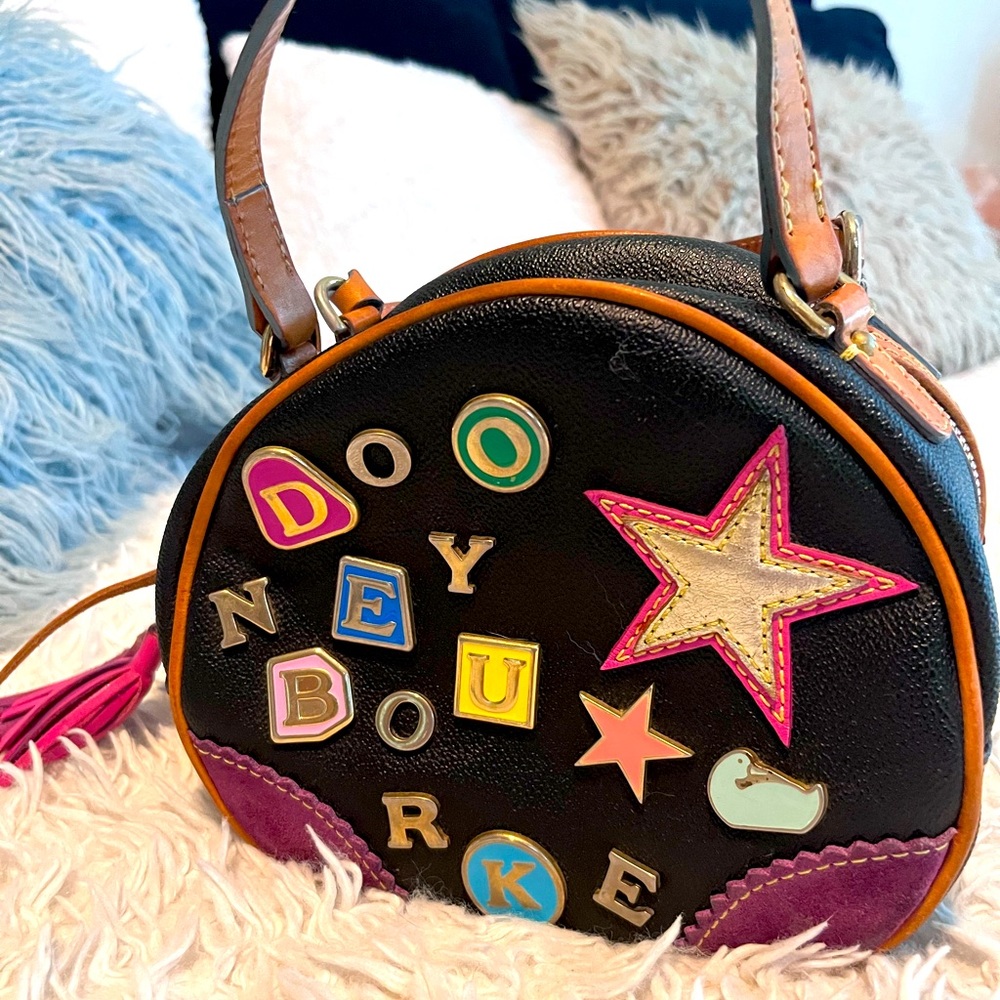 DOONEY & BOURKE CHARM BAG MINI BOWLER PURSE